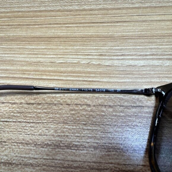 Ray-Ban RB4171 Erika 710/T5 Tortoise Sunglasses 54-18-145 FRAMES ONLY‎ - Picture 5 of 8
